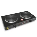 DOUBLE BURNER GLASS TOP BELGIUM HOT PLATE - Image 4
